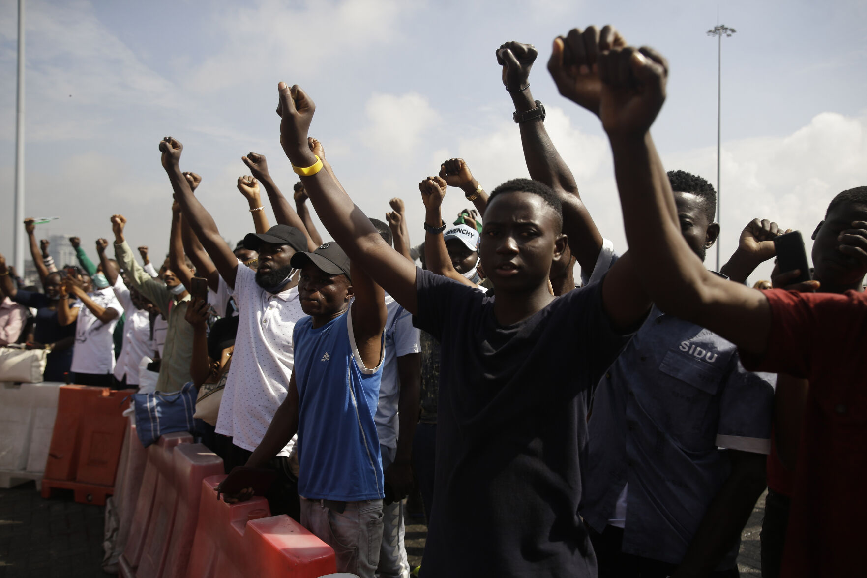 Nigeria Police Protest